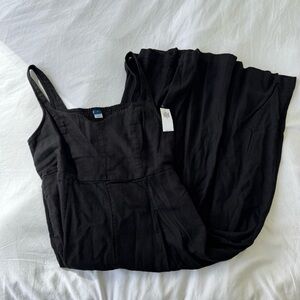 Old Navy Black Midi Dress
